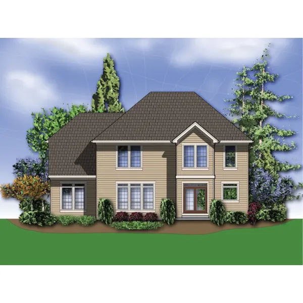 Rear Photo 01 - 011D-0515 - Shop House Plans and More