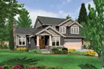 European House Plan Front Image - Northcreek Lane Craftsman Home 011D-0516 - Shop House Plans and More