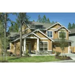 Traditional House Plan Front of Home - Northcreek Lane Craftsman Home 011D-0516 - Shop House Plans and More