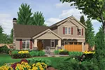Mountain House Plan Front of Home - Putnam Lane Craftsman Home 011D-0517 - Shop House Plans and More