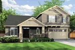 Mountain House Plan Front Photo 01 - Putnam Lane Craftsman Home 011D-0517 - Shop House Plans and More