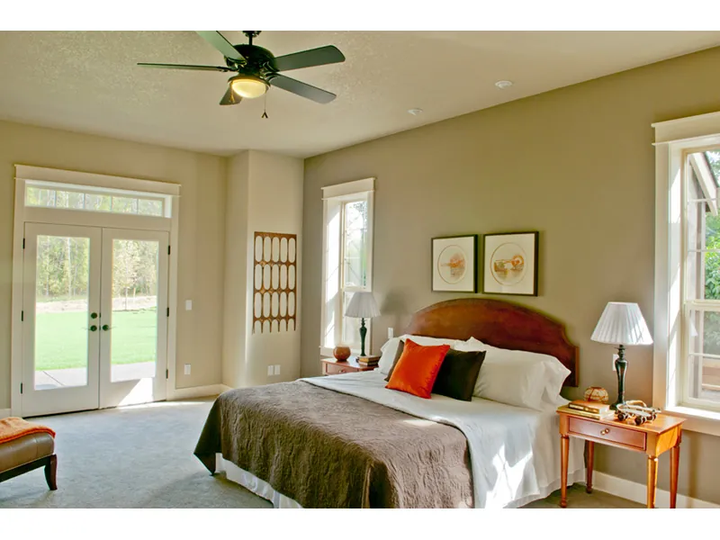Country House Plan Bedroom Photo 02 - Wrights Creek Craftsman Home 011D-0526 - Shop House Plans and More
