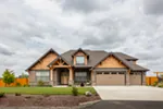 Ranch House Plan Front of House 011D-0526