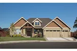Ranch House Plan Front Photo 01 - Wrights Creek Craftsman Home 011D-0526 - Shop House Plans and More
