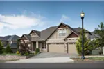 Craftsman House Plan Front Photo 04 - Oakley Hill Country Ranch Home 011D-0527 - Shop House Plans and More