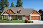 Craftsman House Plan Front Photo 08 - Oakley Hill Country Ranch Home 011D-0527 - Shop House Plans and More