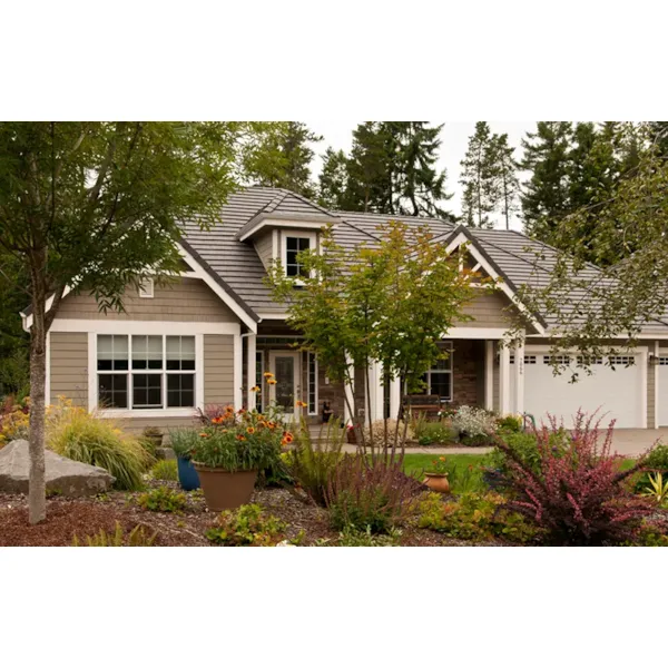 Ranch House Plan Front of Home - Mason Hollow Craftsman Home 011D-0528 - Shop House Plans and More