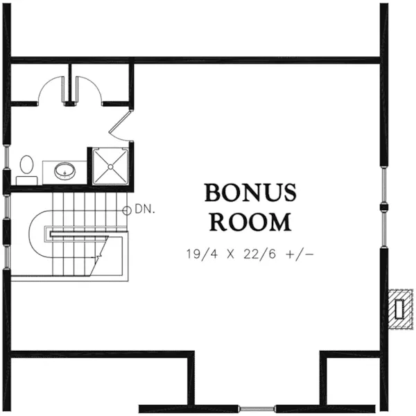 Cabin & Cottage House Plan Third Floor - Watson Acres Country Home 011D-0548 - Shop House Plans and More