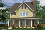 Shingle House Plan Front of House 011D-0548
