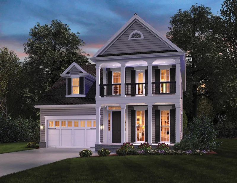 Traditional House Plan Front of Home - Elsworth Southern Home 011D-0564 - Search House Plans and More