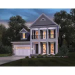 Traditional House Plan Front of House 011D-0564