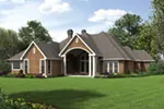 Neoclassical House Plan Rear Photo 01 - Drexel Lane European Ranch Home 011D-0590 - Search House Plans and More