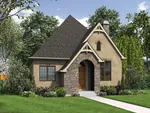 English Cottage House Plan Front of House 011D-0591