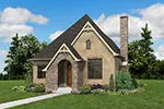 Country French House Plan Front Photo 05 - Boyle European Cottage Home 011D-0591 - Search House Plans and More