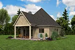 Rustic House Plan Rear Photo 02 - Boyle European Cottage Home 011D-0591 - Search House Plans and More