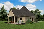 Rustic House Plan Rear Photo 03 - Boyle European Cottage Home 011D-0591 - Search House Plans and More