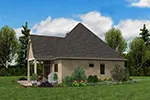 Rustic House Plan Rear Photo 04 - Boyle European Cottage Home 011D-0591 - Search House Plans and More