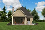 Rustic House Plan Rear Photo 05 - Boyle European Cottage Home 011D-0591 - Search House Plans and More