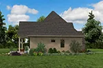 Country French House Plan Side View Photo 01 - Boyle European Cottage Home 011D-0591 - Search House Plans and More