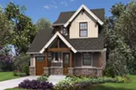 Country House Plan Front of Home - Parson Field Craftsman Cottage 011D-0612 - Shop House Plans and More