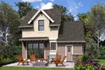 Country House Plan Rear Photo 01 - Parson Field Craftsman Cottage 011D-0612 - Shop House Plans and More