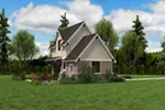Country House Plan Rear Photo 02 - Parson Field Craftsman Cottage 011D-0612 - Shop House Plans and More