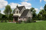 Country House Plan Rear Photo 03 - Parson Field Craftsman Cottage 011D-0612 - Shop House Plans and More