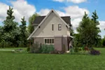 Country House Plan Rear Photo 08 - Parson Field Craftsman Cottage 011D-0612 - Shop House Plans and More