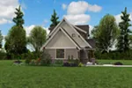 Cabin & Cottage House Plan Side View Photo - Parson Field Craftsman Cottage 011D-0612 - Shop House Plans and More