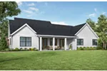 Arts & Crafts House Plan Rear Photo 01 - Frazier Farm Modern Farmhouse 011D-0617 - Search House Plans and More