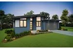 Vacation House Plan Front of Home - Barlow Hill Modern Home 011D-0637 - Search House Plans and More