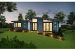 Vacation House Plan Rear Photo 01 - Barlow Hill Modern Home 011D-0637 - Search House Plans and More