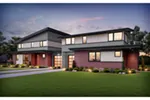Contemporary House Plan Front of House 011D-0643