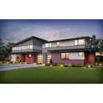 Modern House Plan Front of House 011D-0643