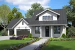 Arts & Crafts House Plan Front of House 011D-0646