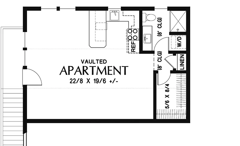 Country House Plan Optional Apartment - Johnstone Bungalow Home 011D-0647 - Search House Plans and More