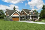 Craftsman House Plan Front Photo 01 - Johnstone Bungalow Home 011D-0647 - Search House Plans and More