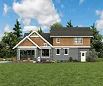 Bungalow House Plan Rear Photo 06 - Johnstone Bungalow Home 011D-0647 - Search House Plans and More