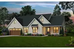 Ranch House Plan Front of Home - Finley Falls Modern Farmhouse 011D-0650 - Search House Plans and More