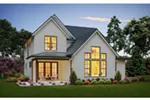 Arts & Crafts House Plan Rear Photo 01 - Kincaid Grove Modern Farmhouse 011D-0652 - Search House Plans and More