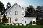 Country House Plan Rear Photo 01 - Shady Creek Modern Farmhouse 011D-0657 - Shop House Plans and More