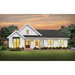 Farmhouse Plan Front of Home - Sidney Lane Modern Farmhouse 011D-0660 - Shop House Plans and More