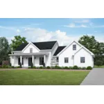 Southern House Plan Front of House 011D-0661