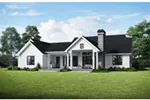 Florida House Plan Rear Photo 01 - Perry Hill Modern Farmhouse 011D-0661 - Shop House Plans and More