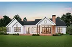 Lowcountry House Plan Rear Photo 01 - Romney Creek Modern Farmhouse 011D-0662 - Shop House Plans and More