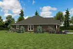 Ranch House Plan Side View Photo - Reed Spring Craftsman Home 011D-0665 - Shop House Plans and More