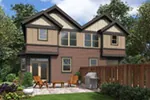 Multi-Family House Plan Rear Photo 01 - Hartville Duplex 011D-0667 | House Plans and More