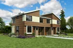 Contemporary House Plan Front Photo 02 - Pamiro Multi-Family Home 011D-0668 | House Plans and More