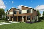 Contemporary House Plan Front Photo 05 - Pamiro Multi-Family Home 011D-0668 | House Plans and More