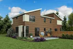 Modern House Plan Rear Photo 04 - Pamiro Multi-Family Home 011D-0668 | House Plans and More